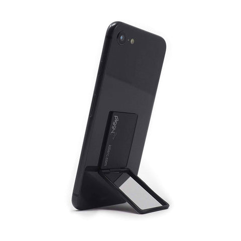  A thin phone stand in black