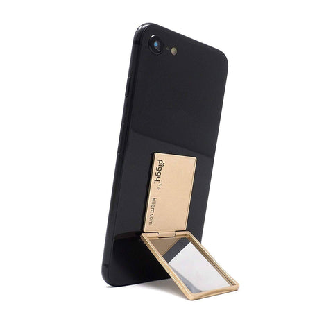  A thin phone stand in gold